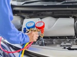 افضل ورشة اصلاح مكيفات سيارات وتعبئة فريون وصيانة الكمبرورسر